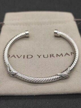 David Yurman 4mm Double X Bracelet